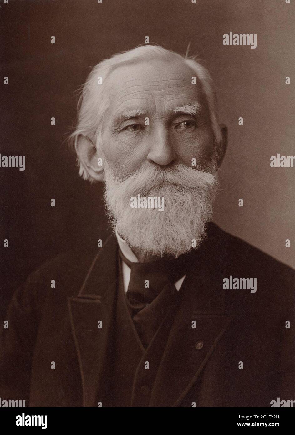 Pafnuty Lwowitsch Tschebyschew (1821 – 1894) war ein berühmter russischer Mathematiker. Sein Name kann alternativ transliteriert werden als Tschebysheff, Tschebychov, Che Stockfoto