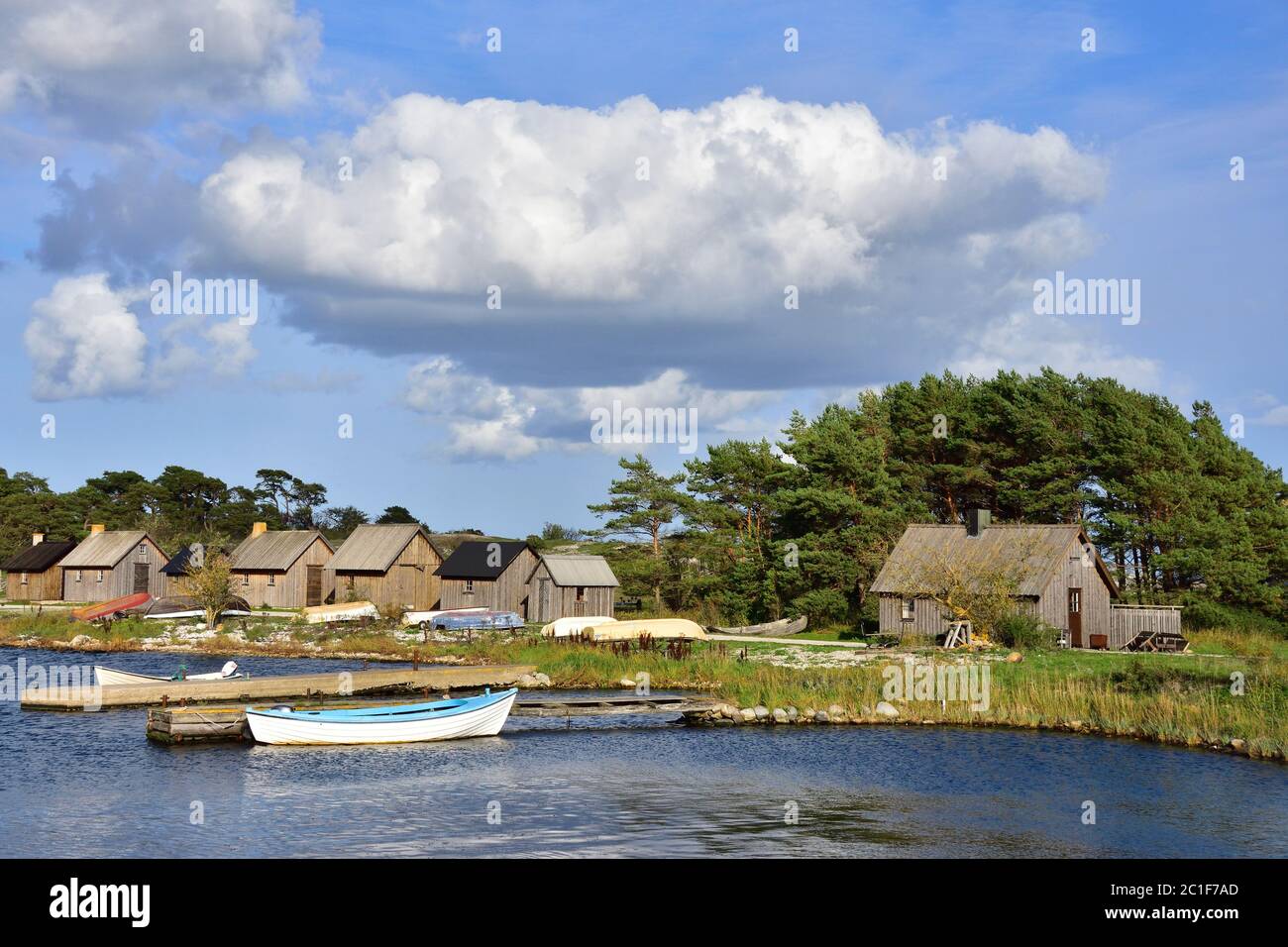 Naturreservat Danbo bei Gotland in Schweden Stockfoto