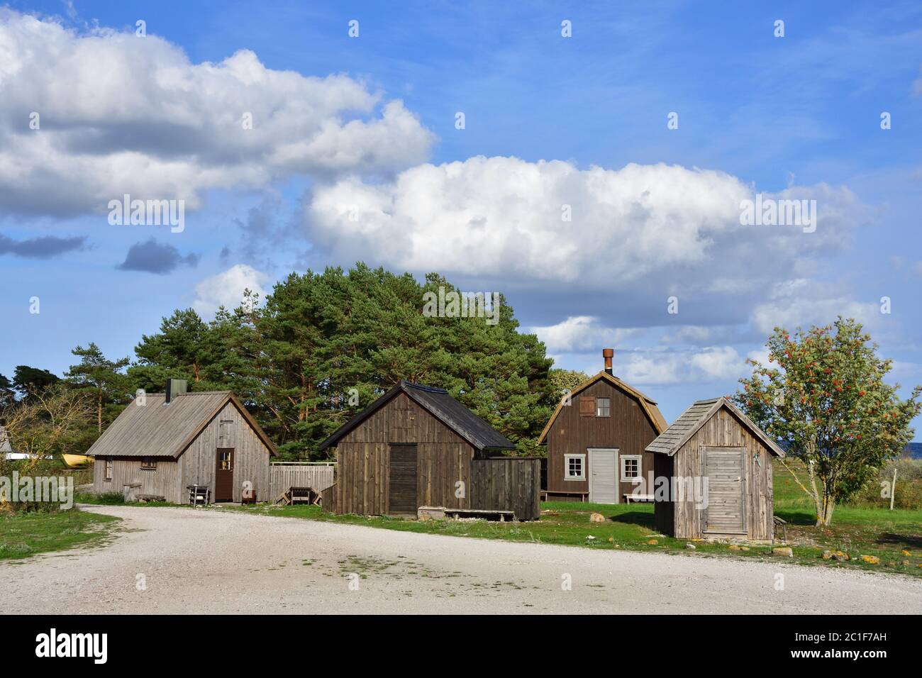 Naturreservat Danbo bei Gotland in Schweden Stockfoto