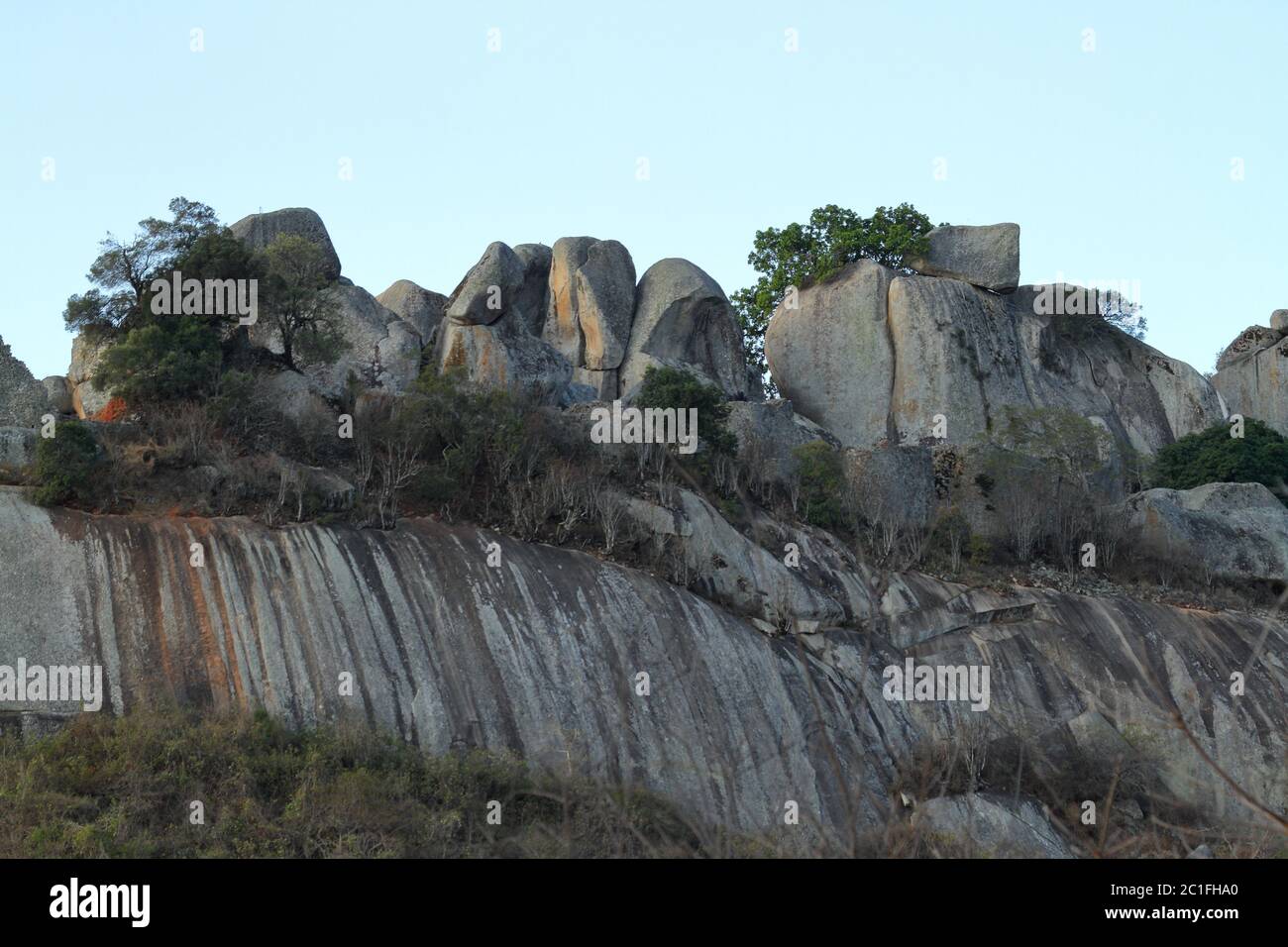 Landschaft und Natur im Königreich Groß-Simbabwe Stockfoto