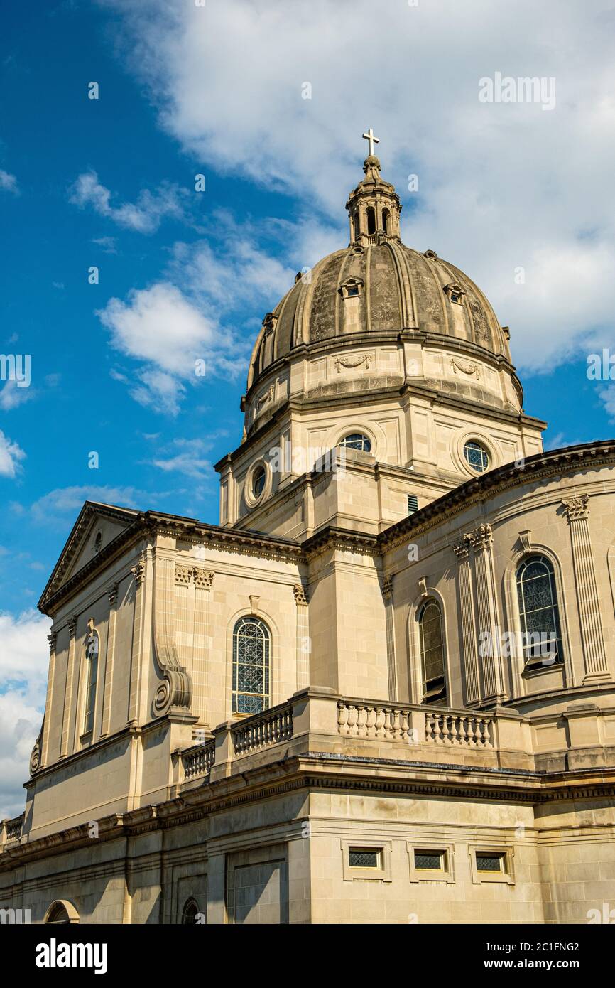 Kathedrale des Allerheiligsten Sakraments, 1 Cathedral Square, Altoona, PA Stockfoto