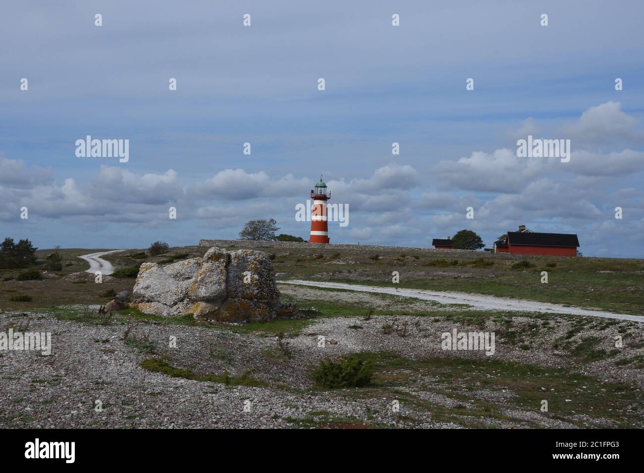 Narsholmen, Naturschutzgebiet an der Südostküste von Gotland, Schweden, Stockfoto