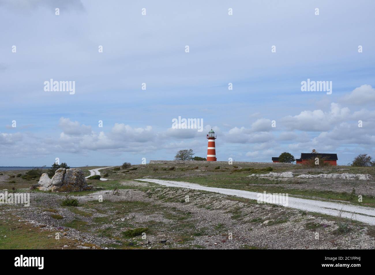 Narsholmen, Naturschutzgebiet an der Südostküste von Gotland, Schweden, Stockfoto