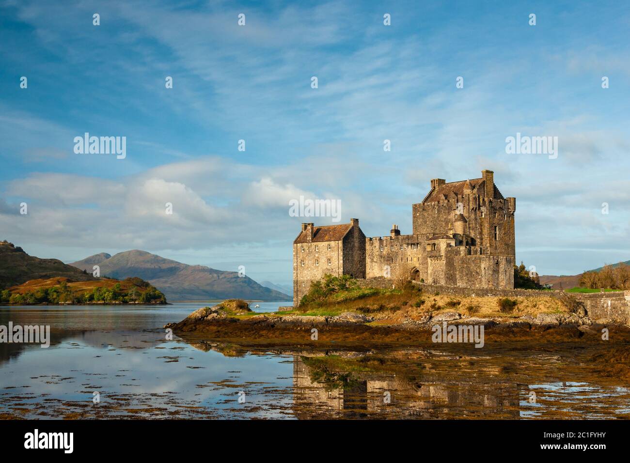 Eilean Donan Castle Schottland Stockfoto