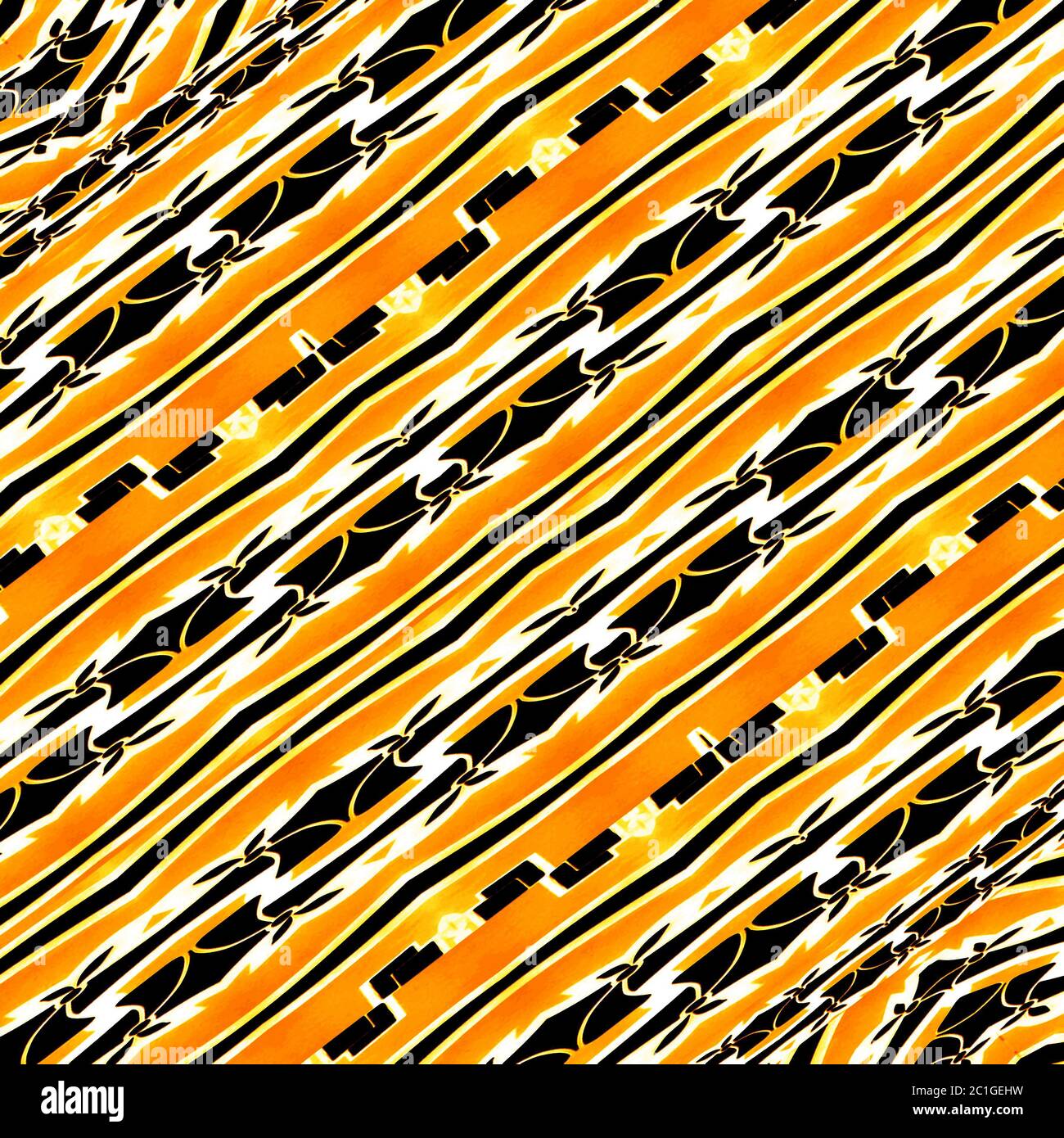 Diagonales Geometrisches Abstraktes Muster Stockfoto