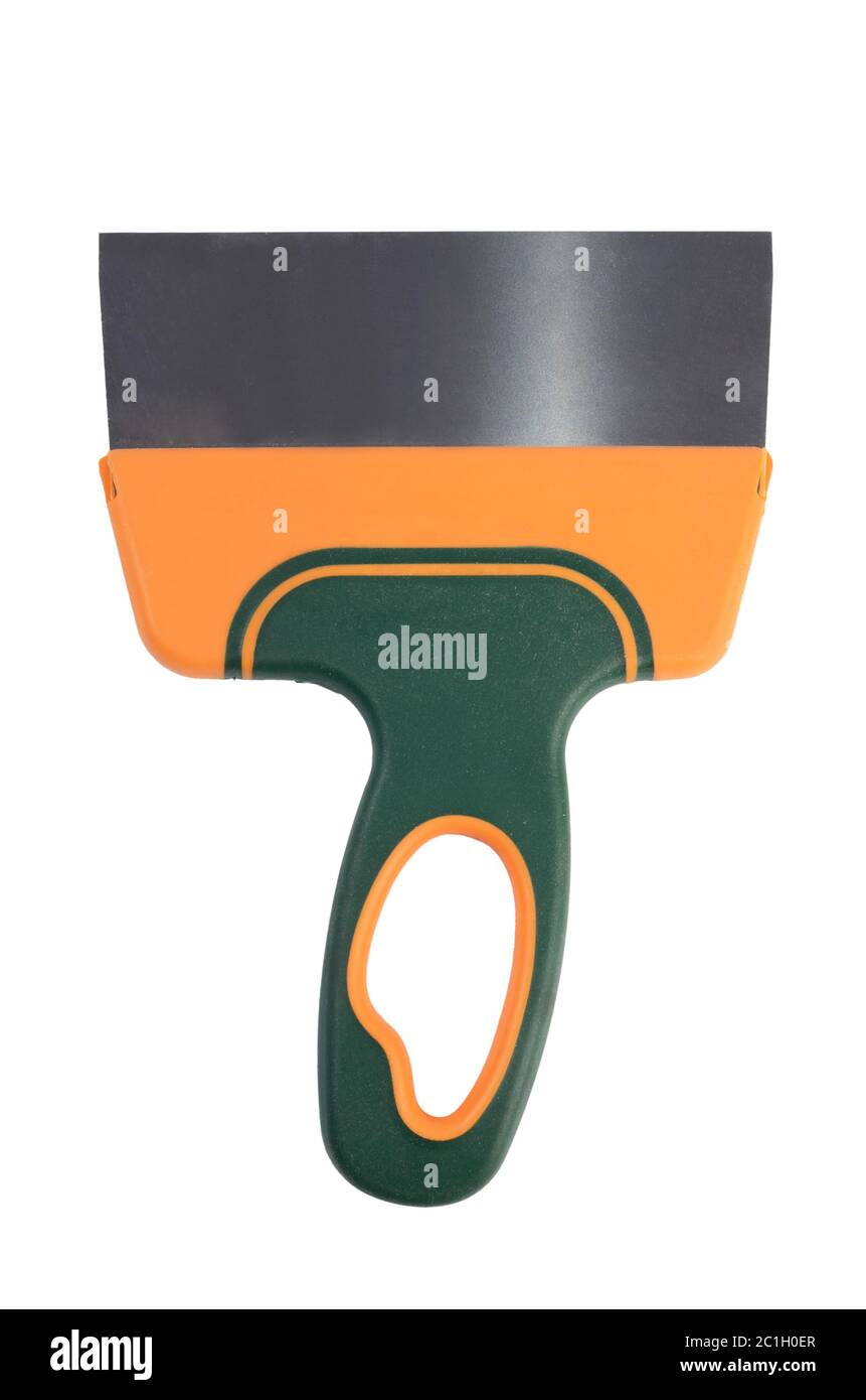 Neue Kelle isoliert auf weißem Hintergrund Stockfoto