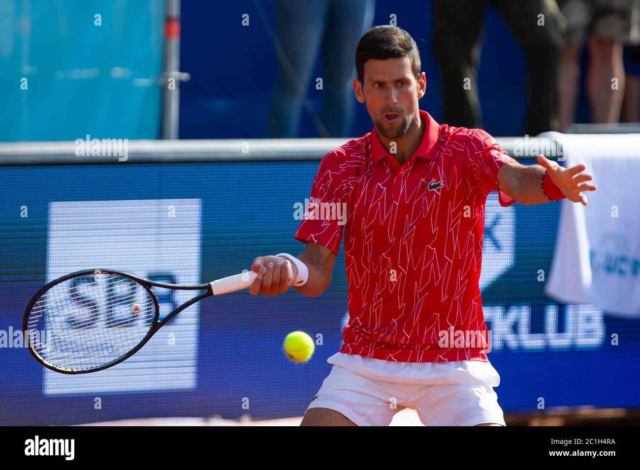 Belgrad, Serbien. Juni 2020. Novak Djokovic kehrt zurück. Quelle: Nikola Krstic/Alamy Live News Stockfoto