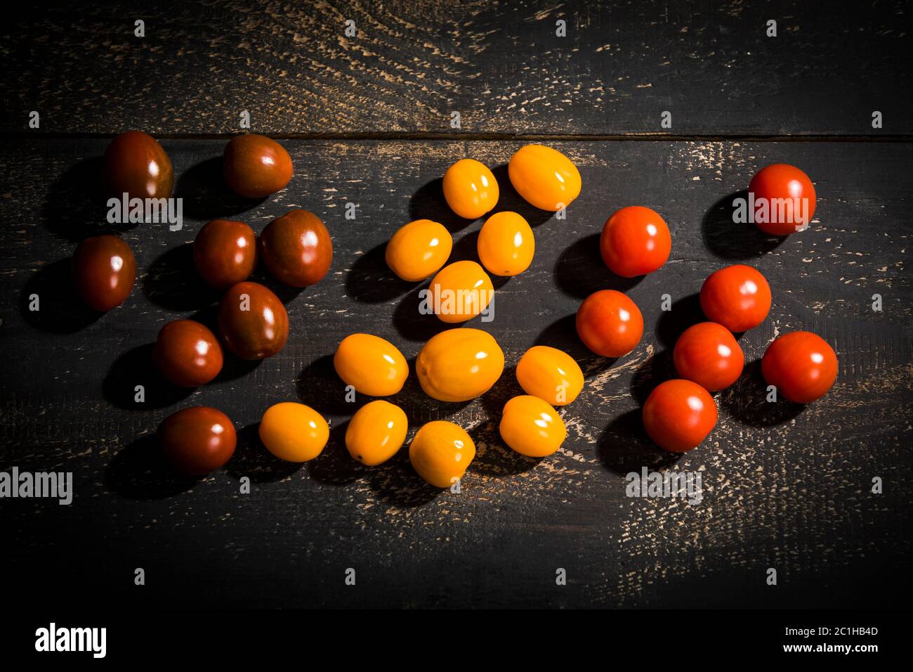 Tomatenmischung Stockfoto