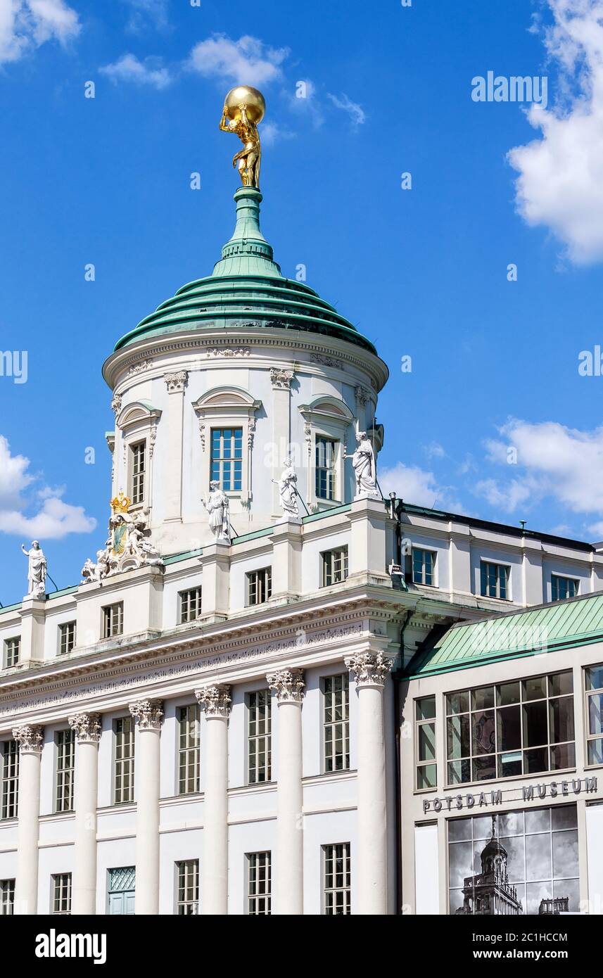 Potsdam Art Museum (Palais Barberini) am Alten Markt, Deutschland Stockfoto