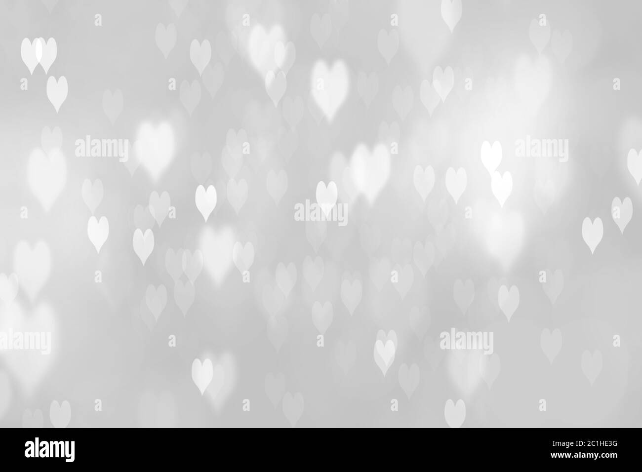 Herzform Valentinstag Hintergrund Stockfoto