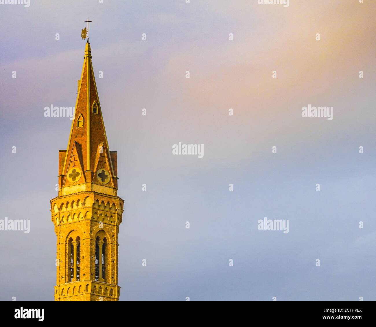 Badia Fiorentina Außenansicht, Florenz, Italien Stockfoto