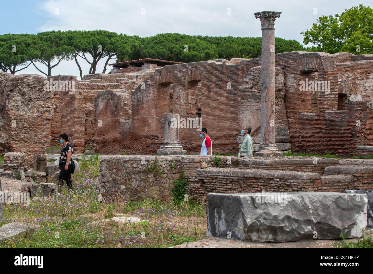 Ostia Antica, Italien. 13/06/2020: Parco Archeologico di Ostia Antica - Archäologischer Park von Ostia Antica © Andrea Sabbadini Stockfoto