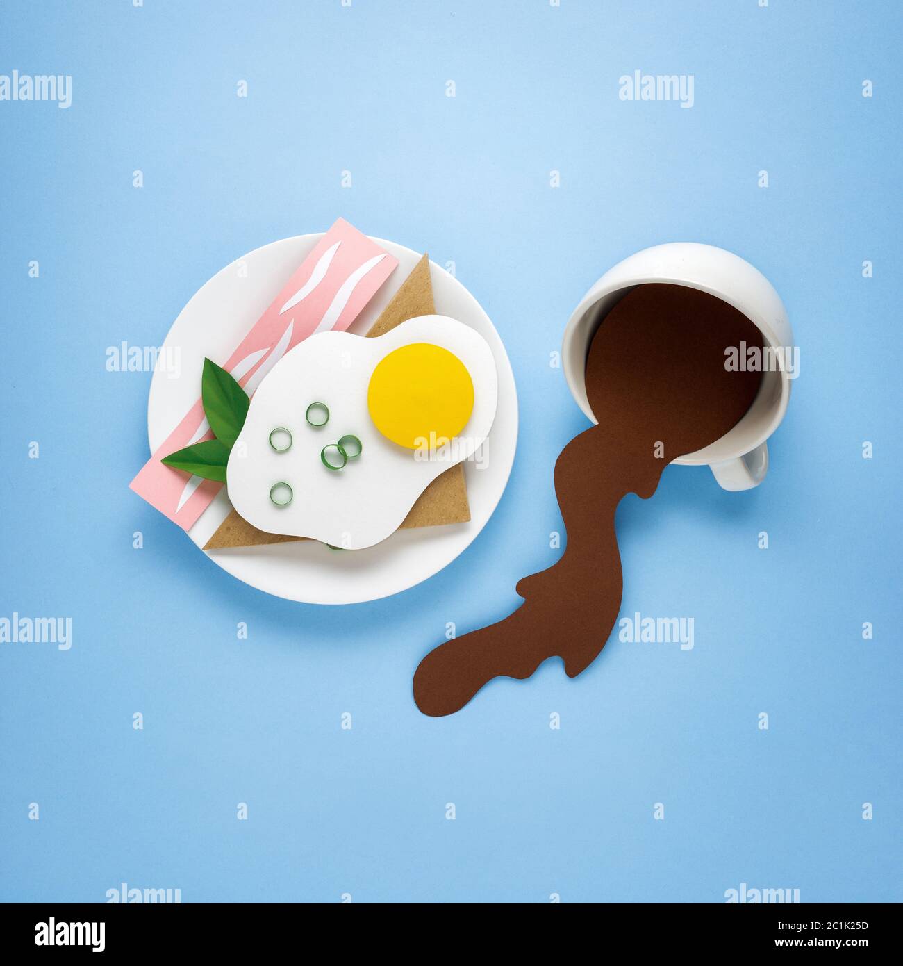 Frühstück. Stockfoto