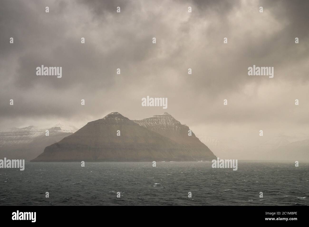 Färöer-Inseln im Atlantik Stockfoto