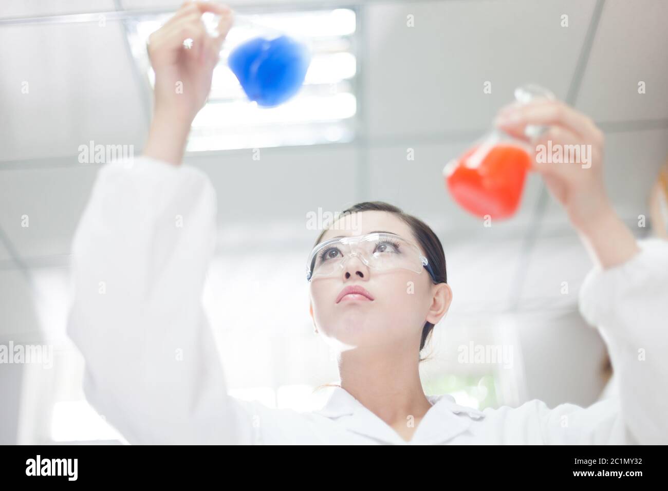 Mitarbeiter im Labor Stockfoto