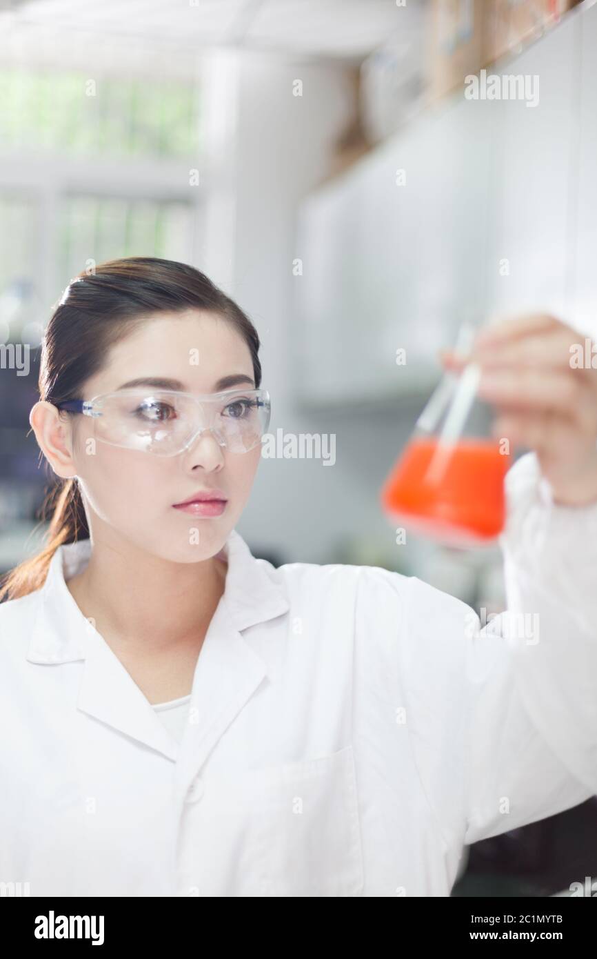 Mitarbeiter im Labor Stockfoto