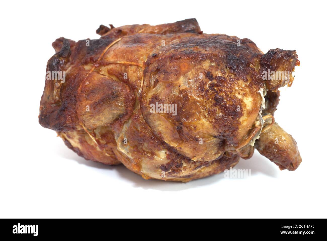 Langsam gebräuntes gegrilltes Hähnchen Stockfoto