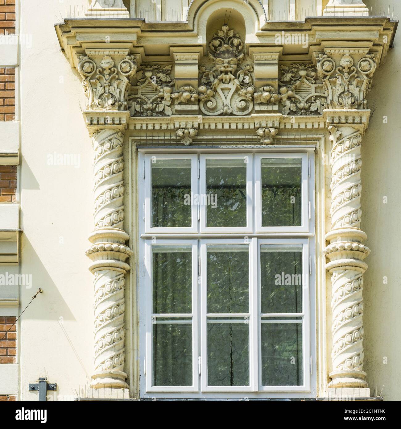 Klassische Fassade in Wien Stockfoto