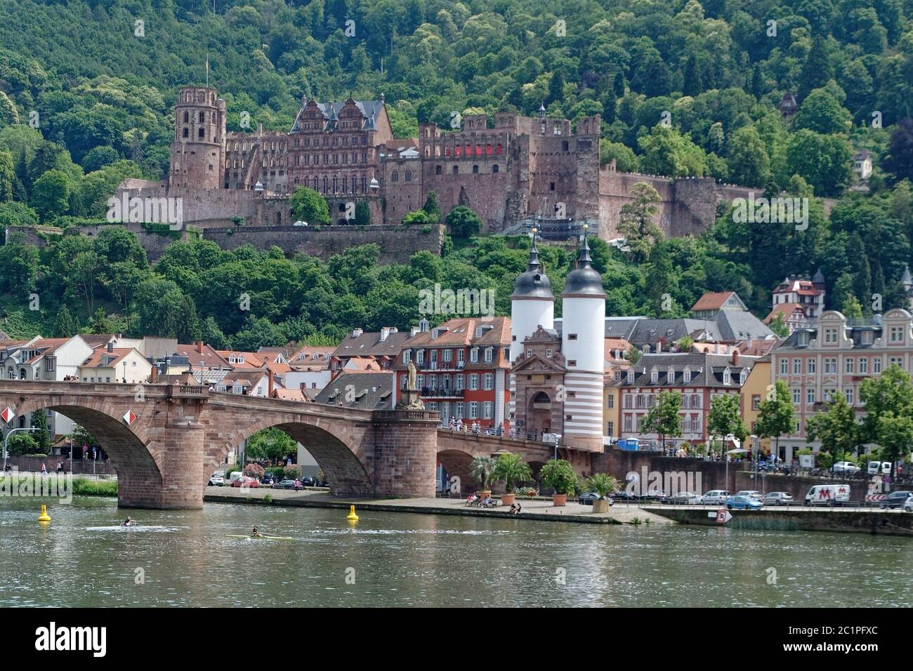 Schloss Heidelberg Stockfoto