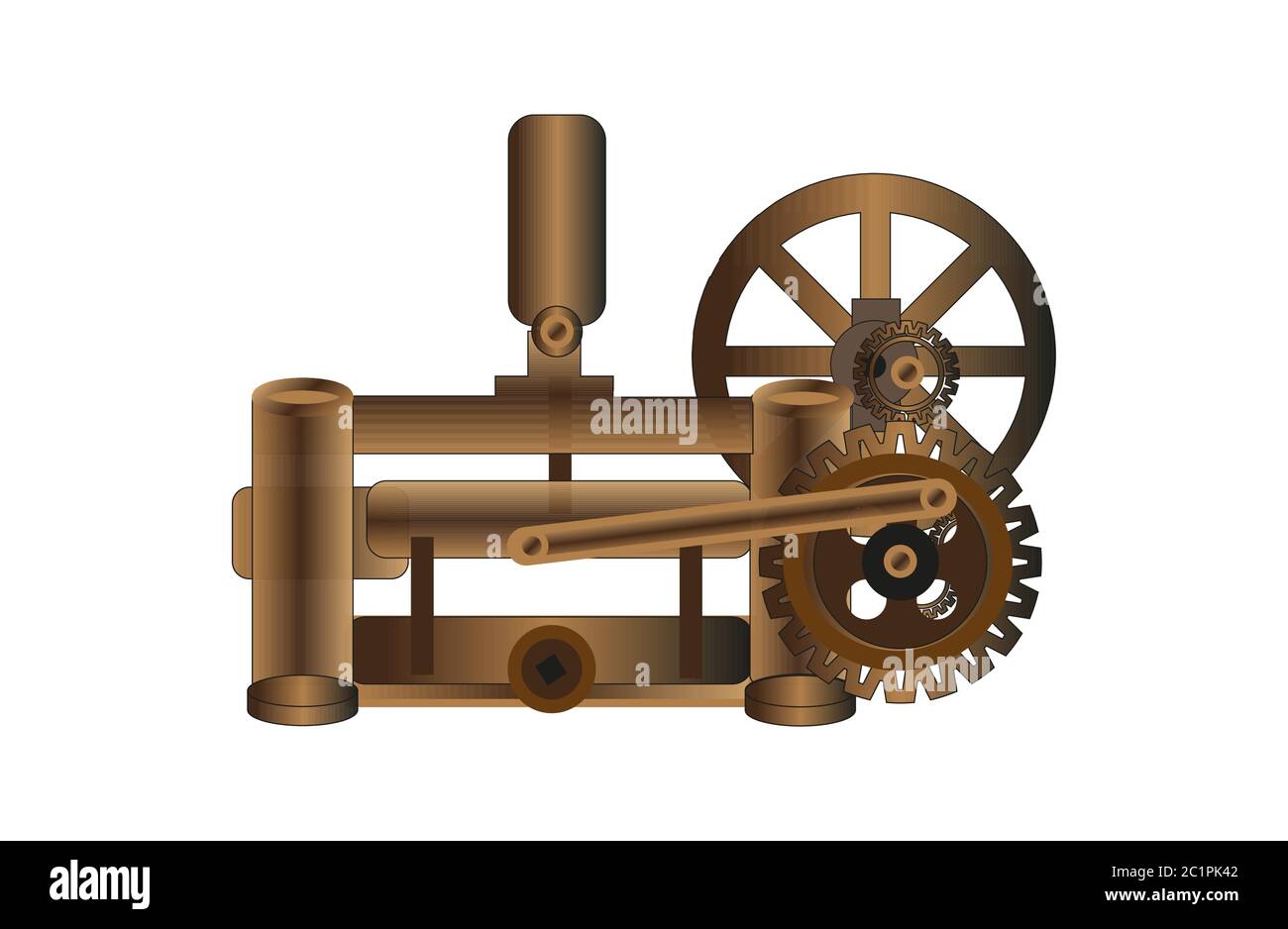 Vektorzeichnung Wasserpumpe Stock Vektor