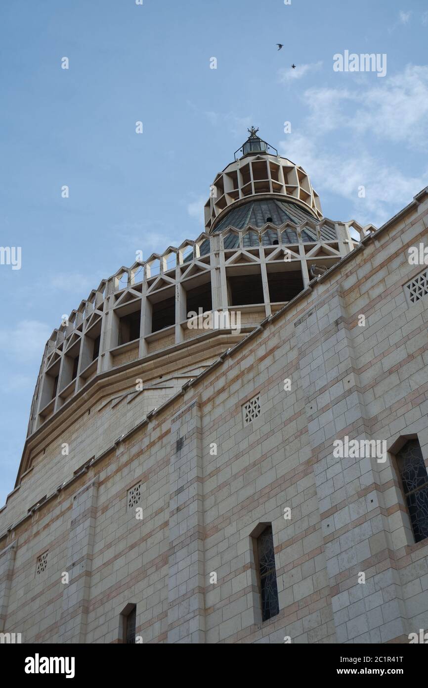 Basilika der Verkündigung in Nazareth, Israel Stockfoto