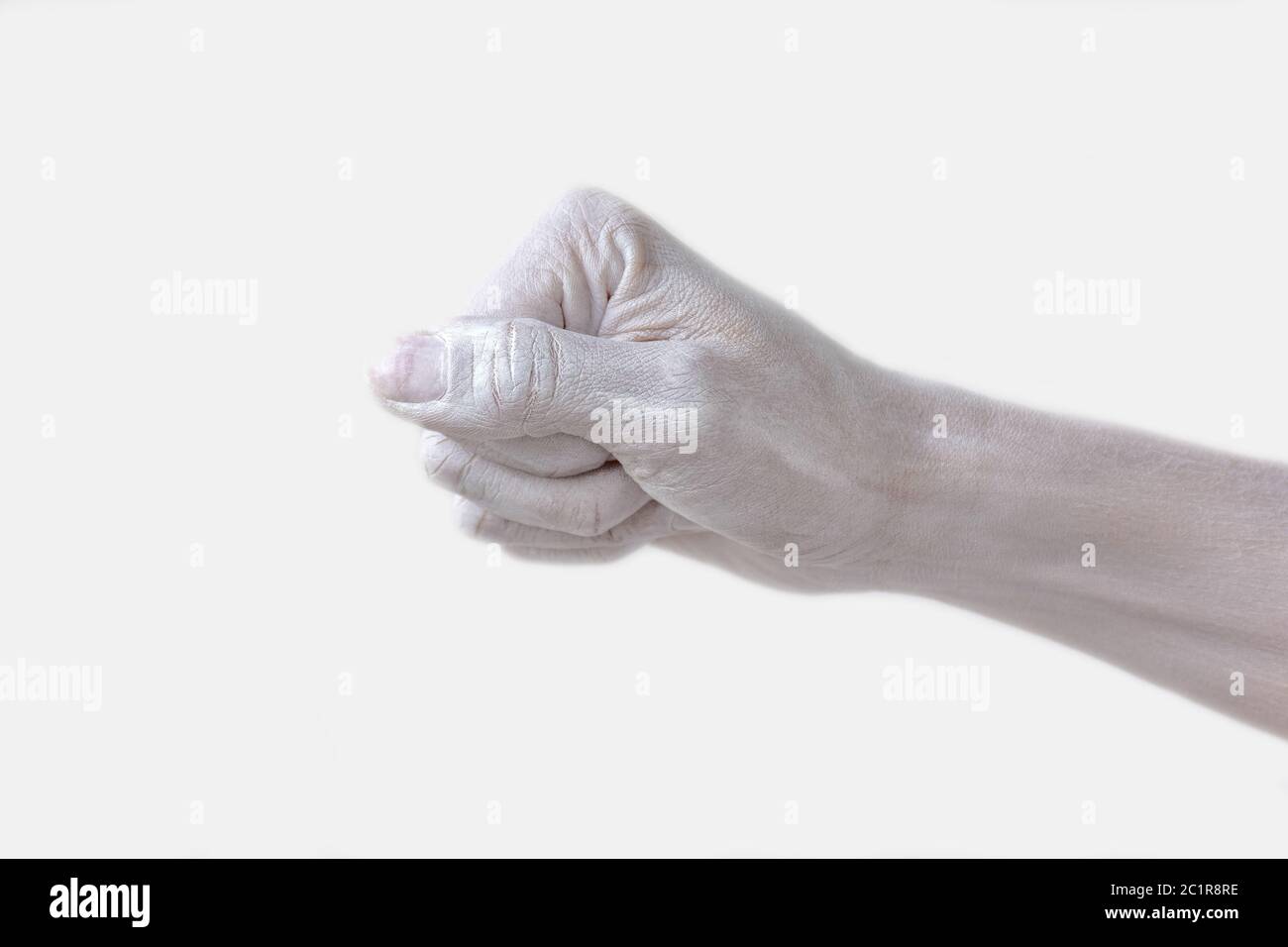 Geste, Positionen und Ausdruck mit femininen Händen und Fingern Stockfoto