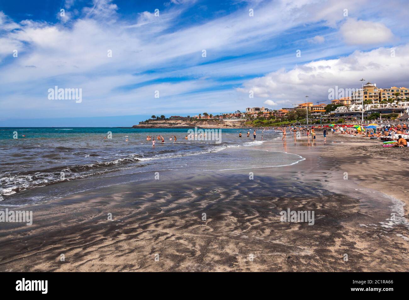 Strand auf der Insel Teneriffa - Kanarische Stockfoto