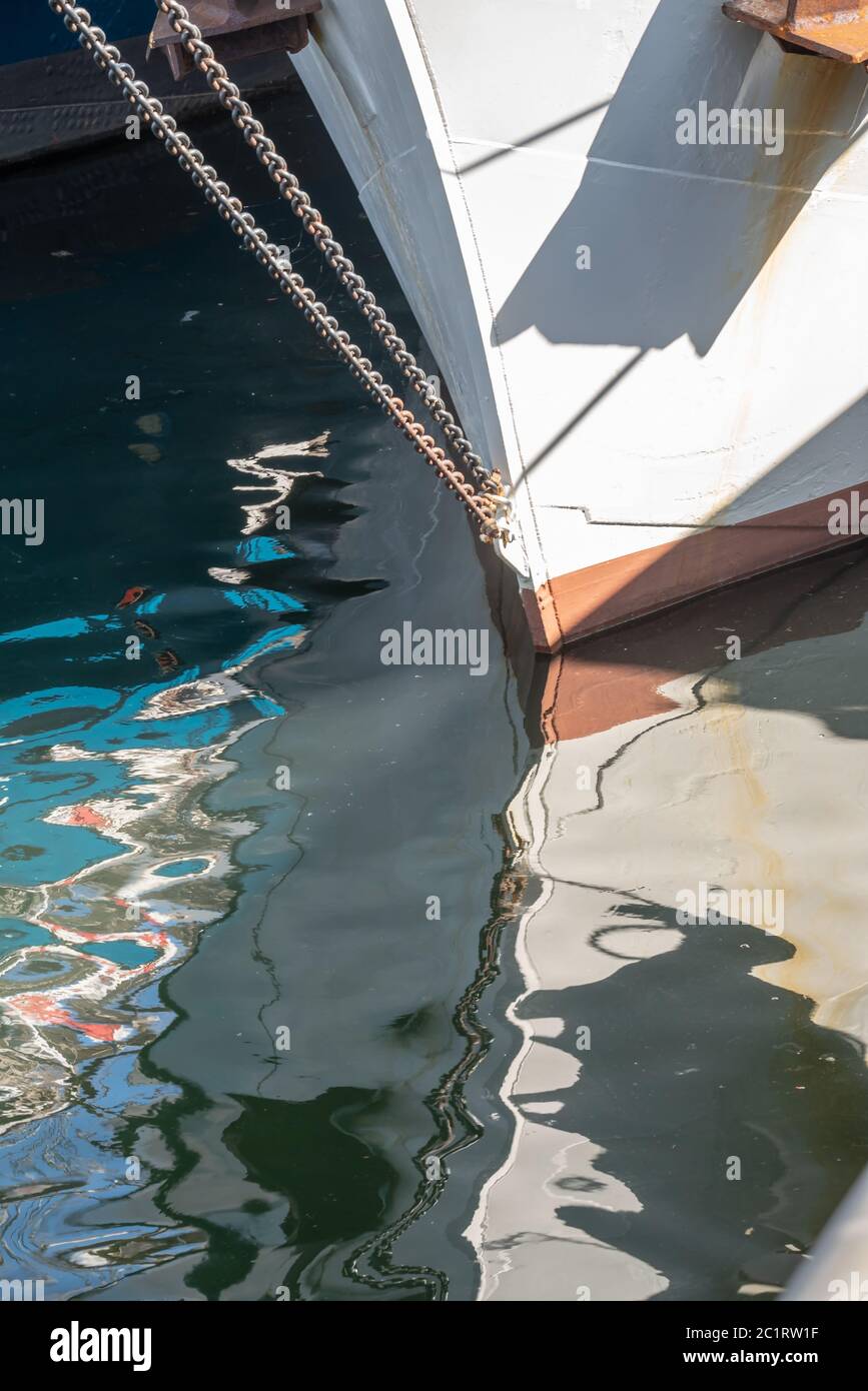 Spiegelungen im Wasser Stockfoto