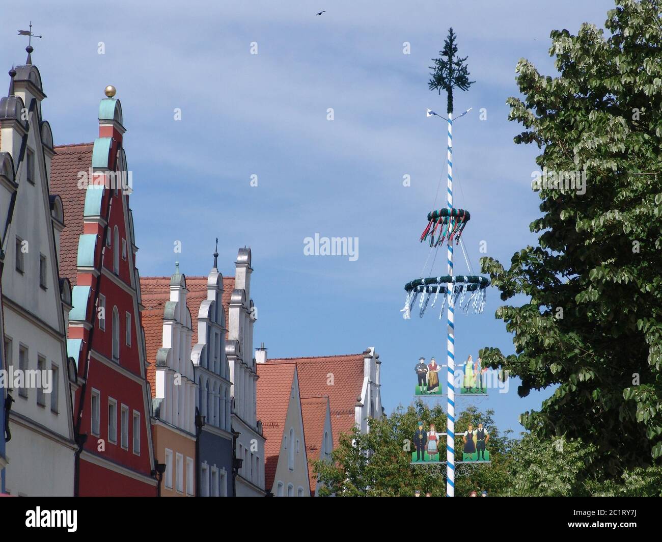 Altstadt in Weiden i. d. Oberpfalz Stockfoto