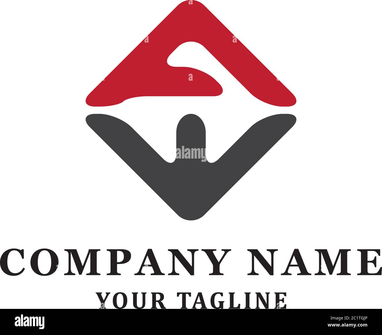 FW Logo Design Inspiration, f Buchstaben Logo Vektor Stock Vektor