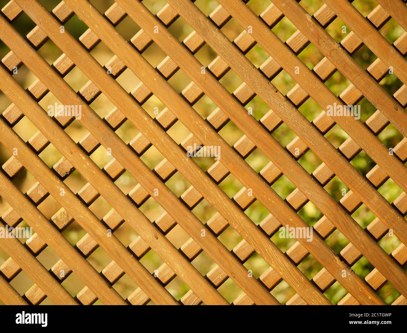 Holzgitter Garten Gitter Hintergrund Stockfoto