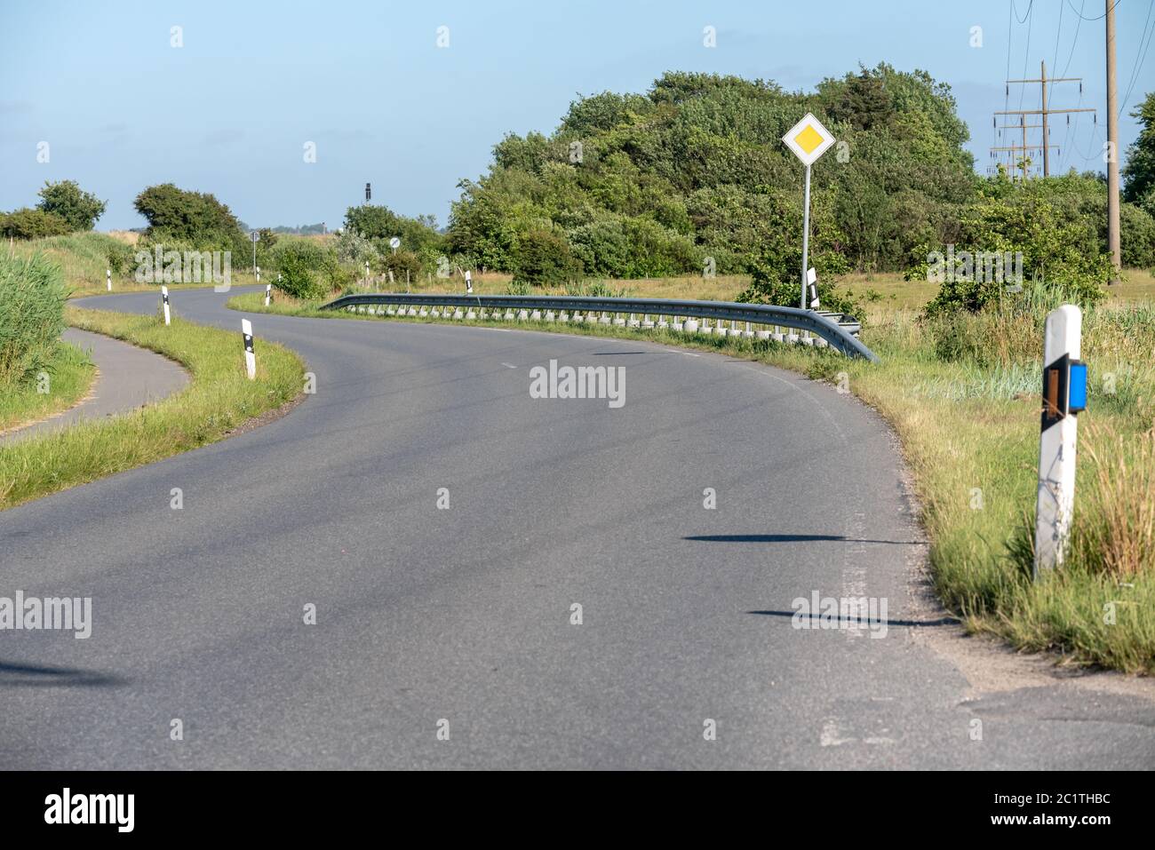 Landstraße Stockfoto