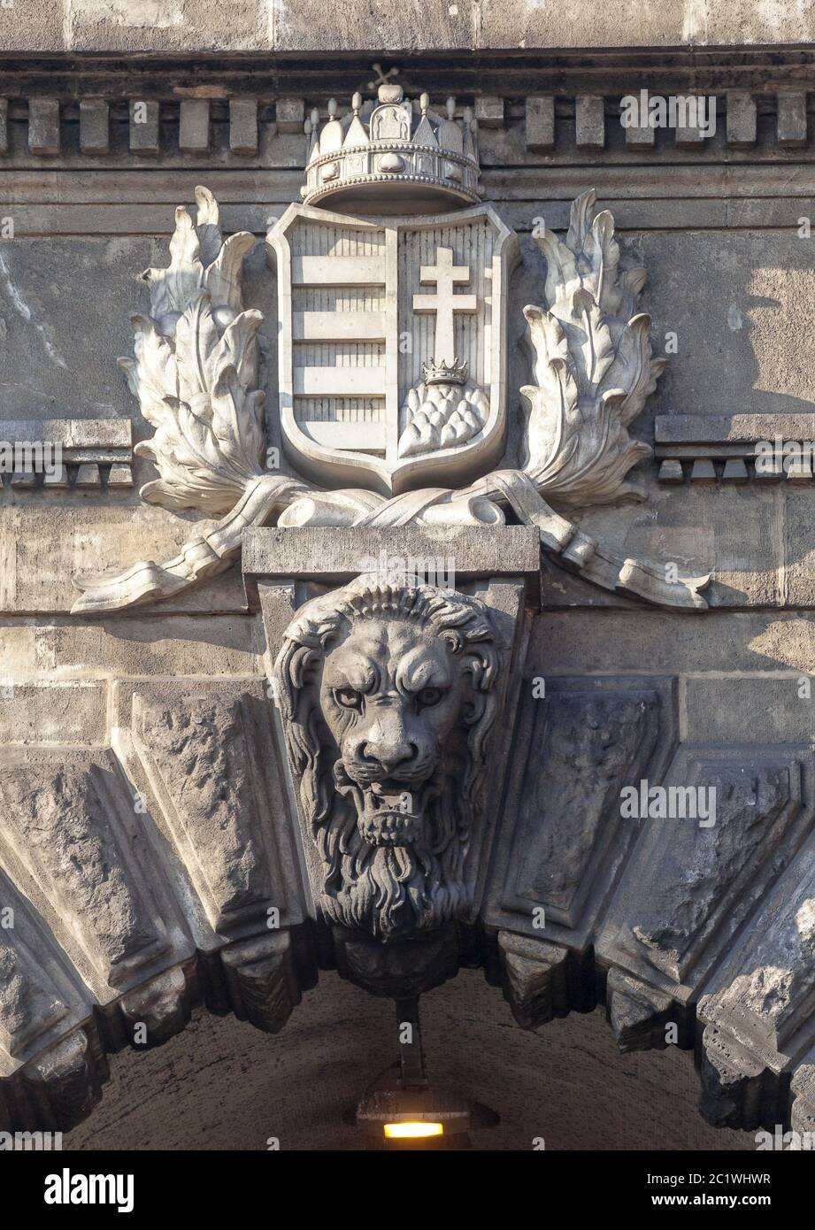 Adam Clark Tunnel unter dem Burgberg in Budapest Stockfoto