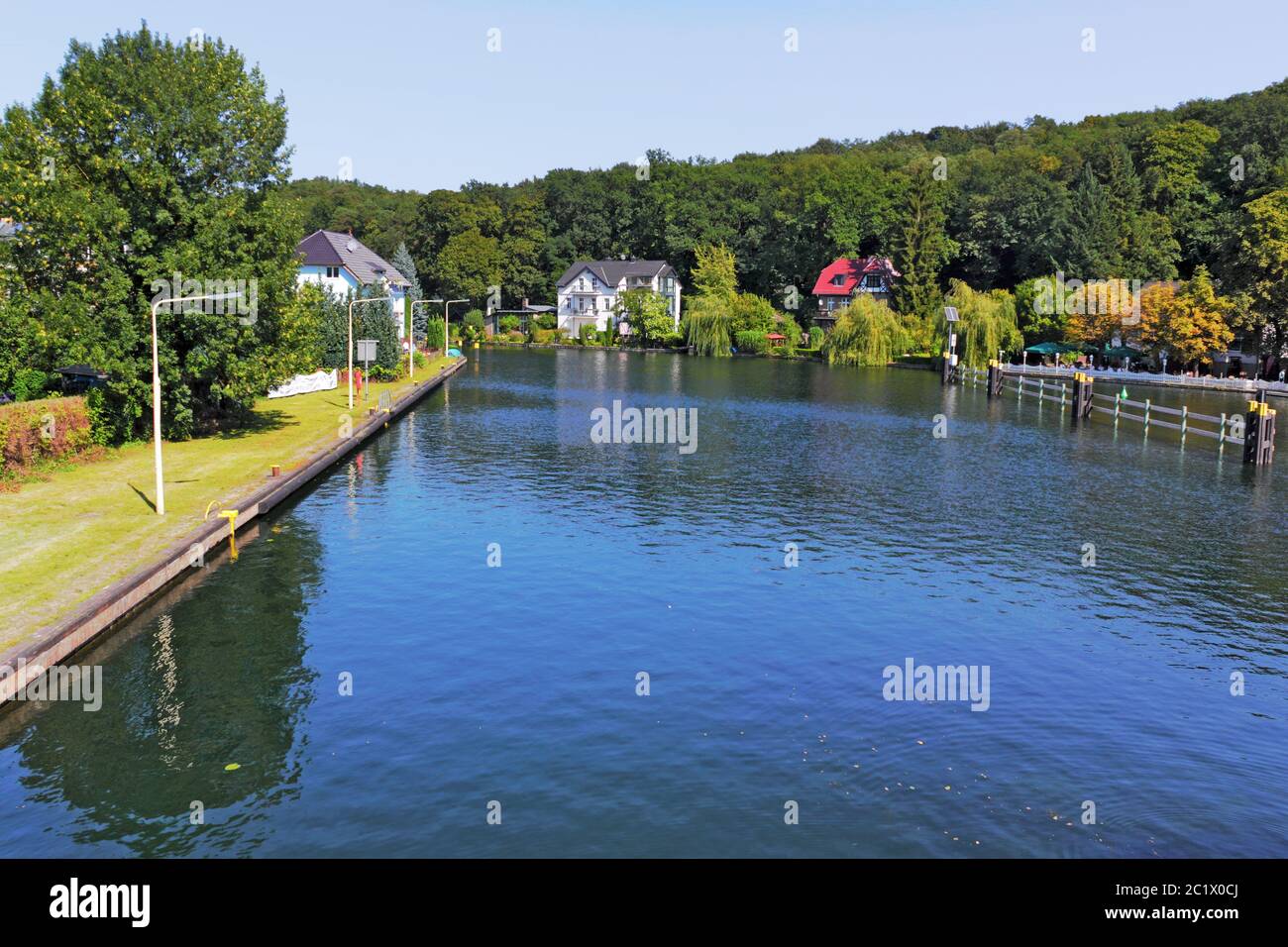 Woltersdorfer sperren Stockfoto
