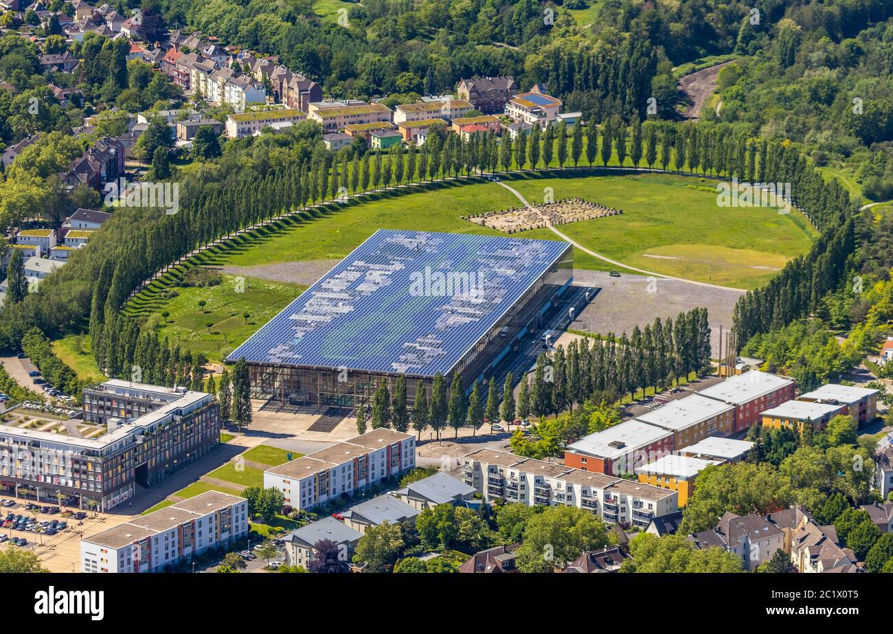 hochschule Mont-Cenis in Herne, 29.05.2019, Luftaufnahme, Deutschland, Nordrhein-Westfalen, Ruhrgebiet, Herne Stockfoto