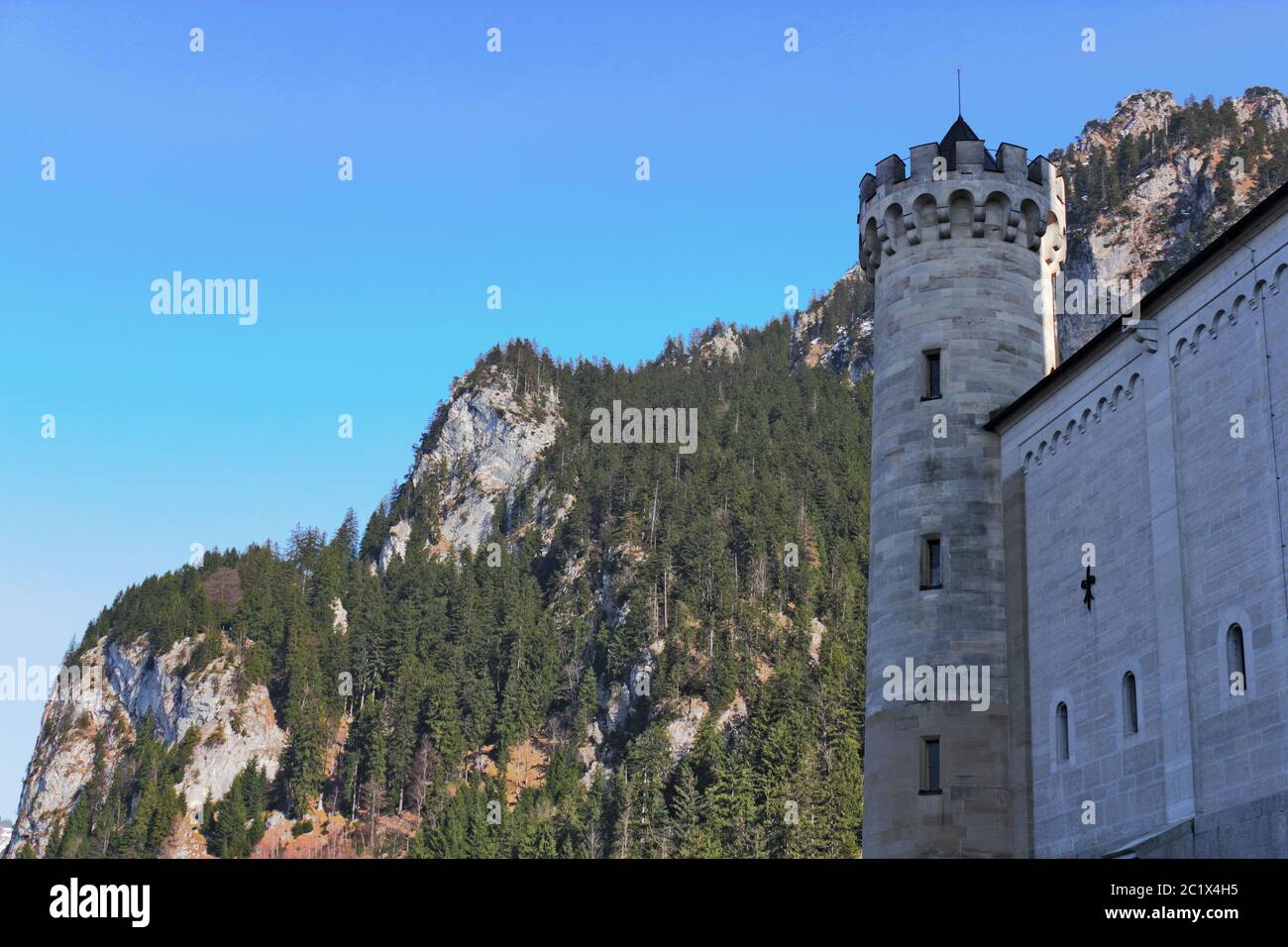 Schloss Neuschwanstein Stockfoto