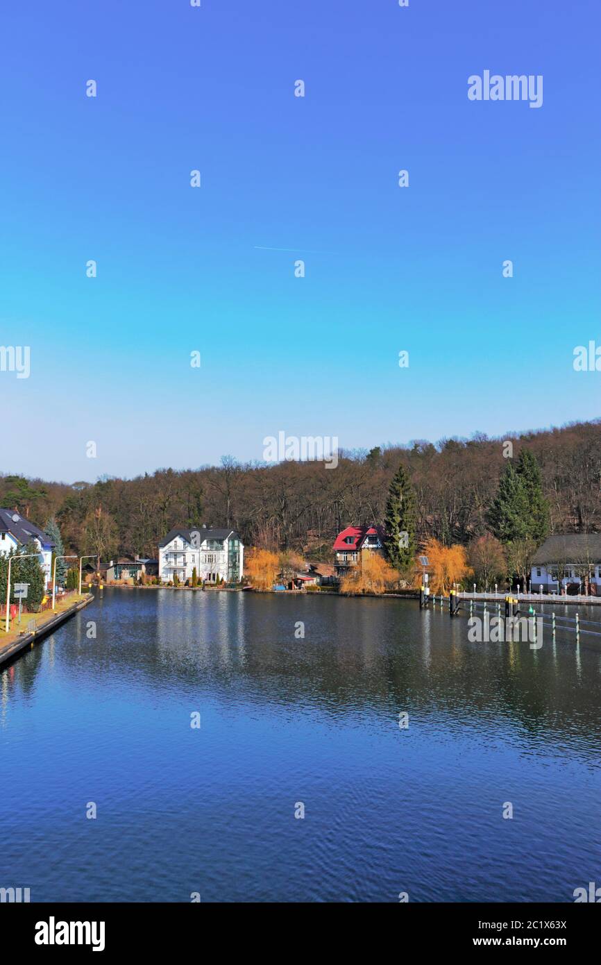 Woltersdorfer sperren Stockfoto