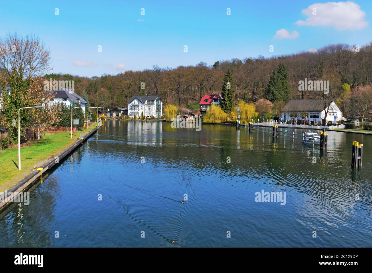 Woltersdorfer sperren Stockfoto