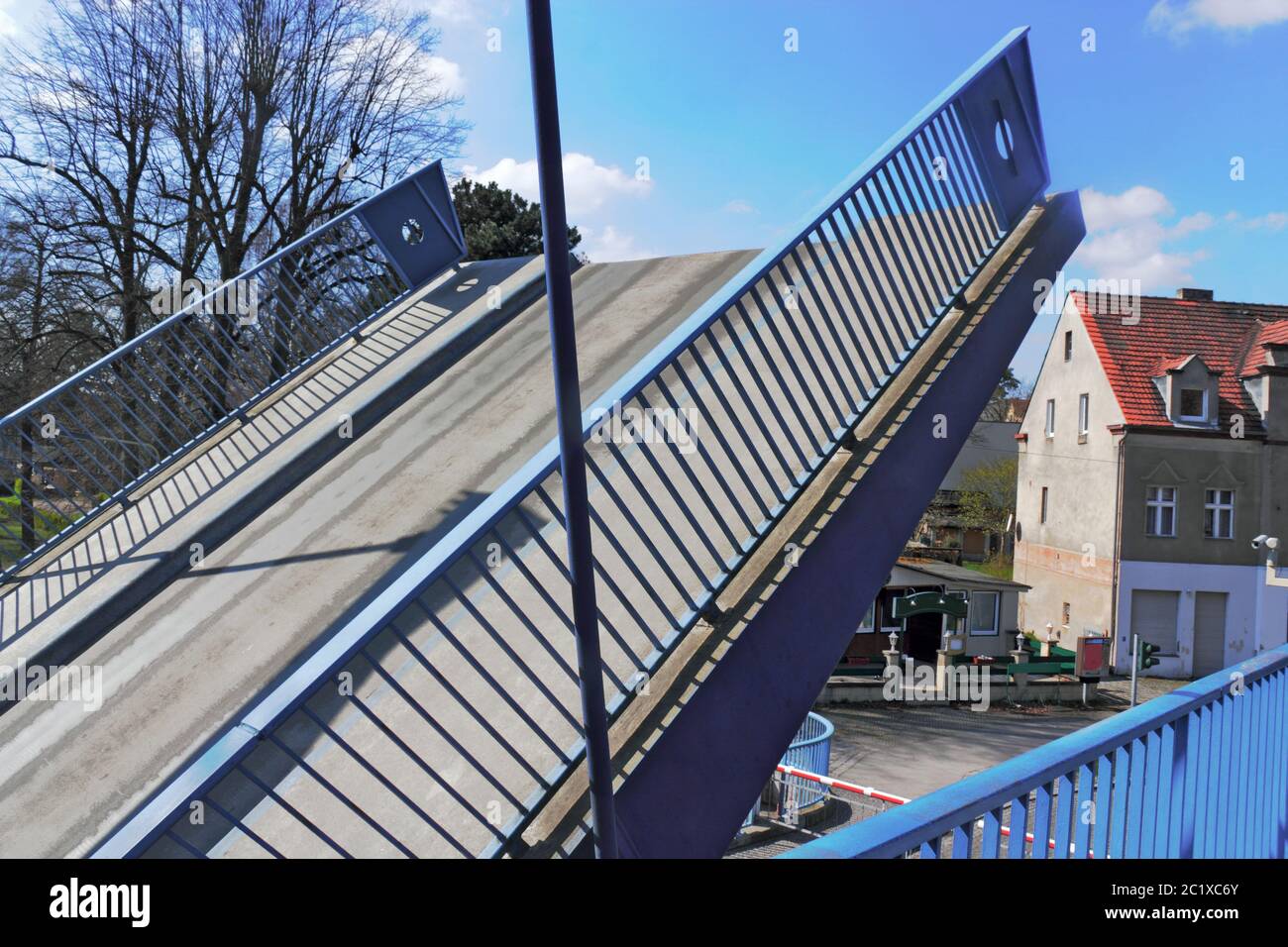 Lock bridge Stockfoto