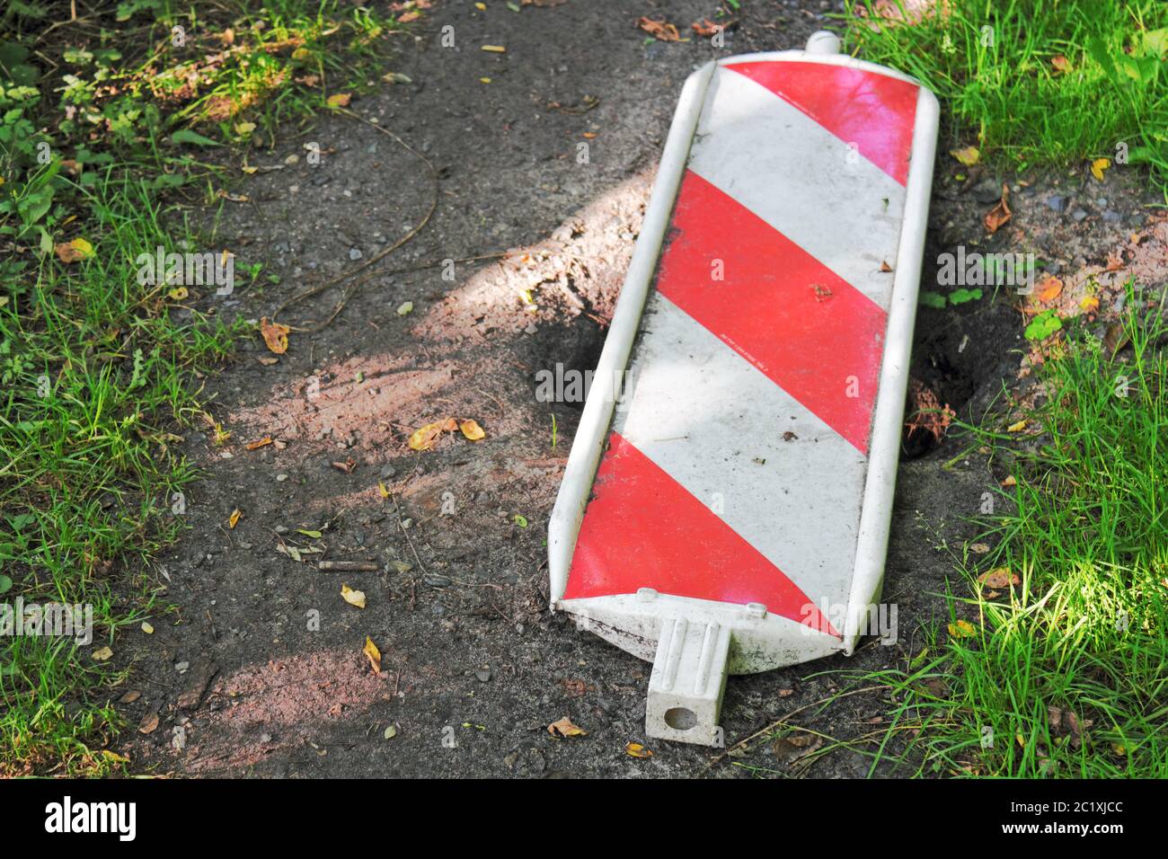 Unfallgefahr Stockfoto