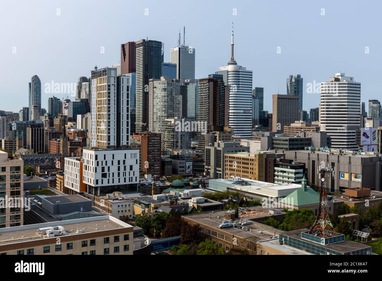 Die Skyline von Toronto in Kanada Stockfoto