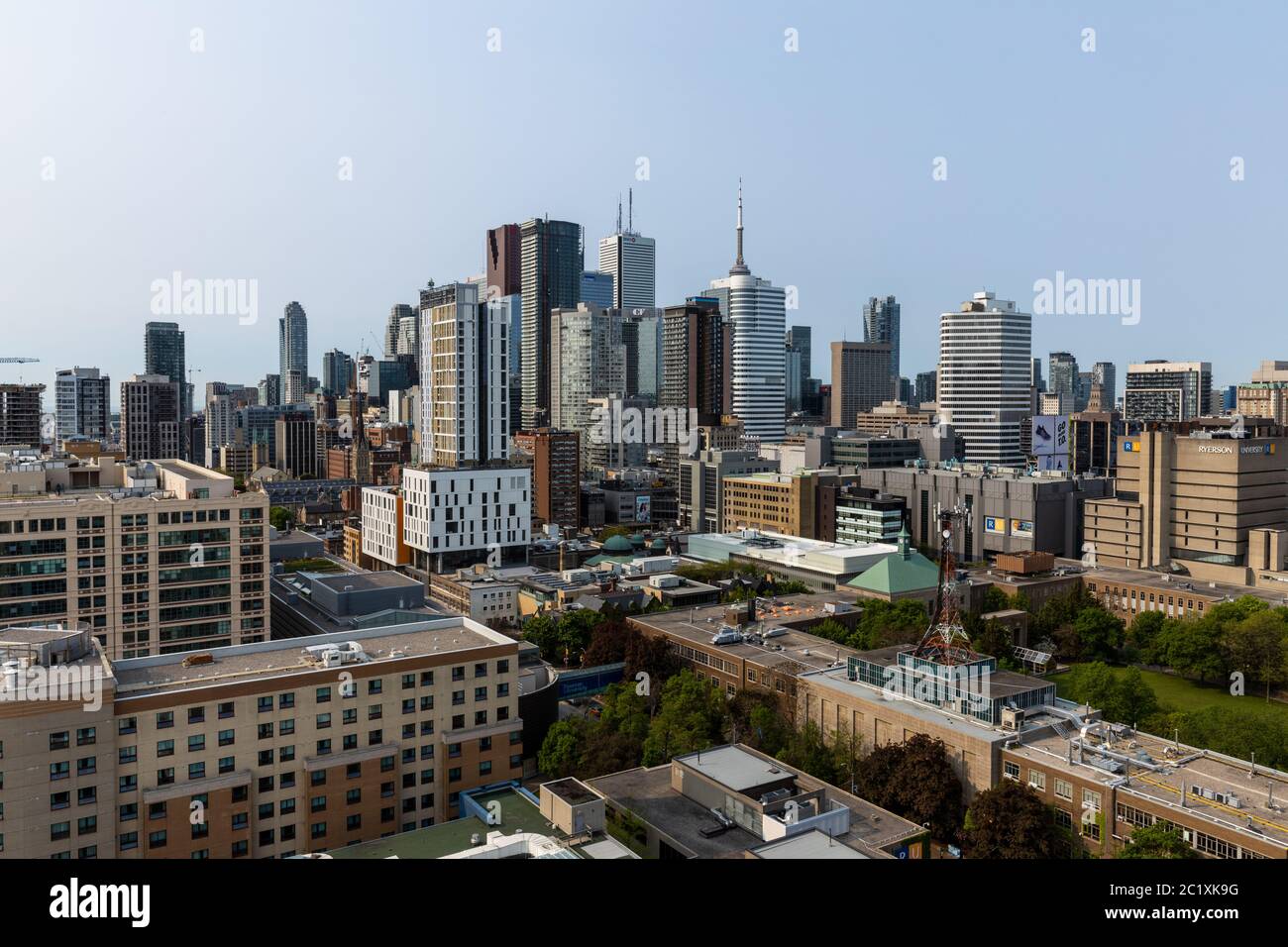 Die Skyline von Toronto in Kanada Stockfoto