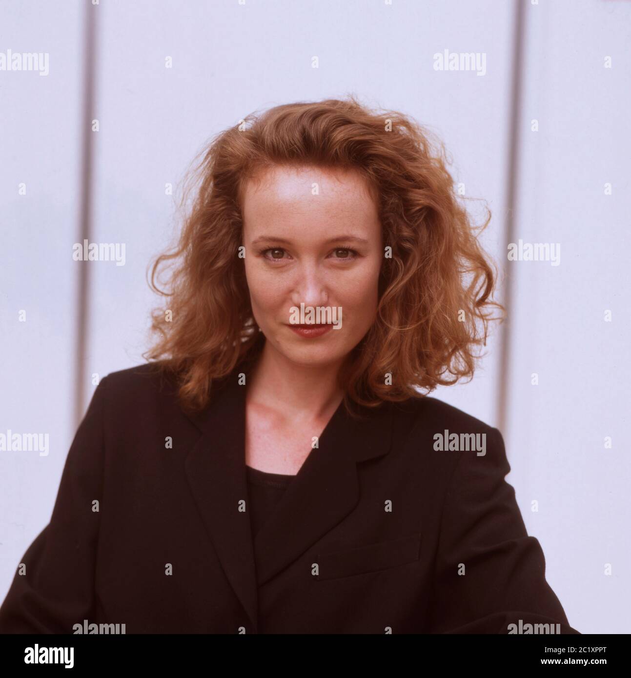 Susanne Kronzucker, deutsche Journalistin und Fernsehmoderatorin, Deutschland um 1999. Deutsche Journalistin und TV-Moderatorin Susanne Kronzucker, Deutschland um 1999. Stockfoto