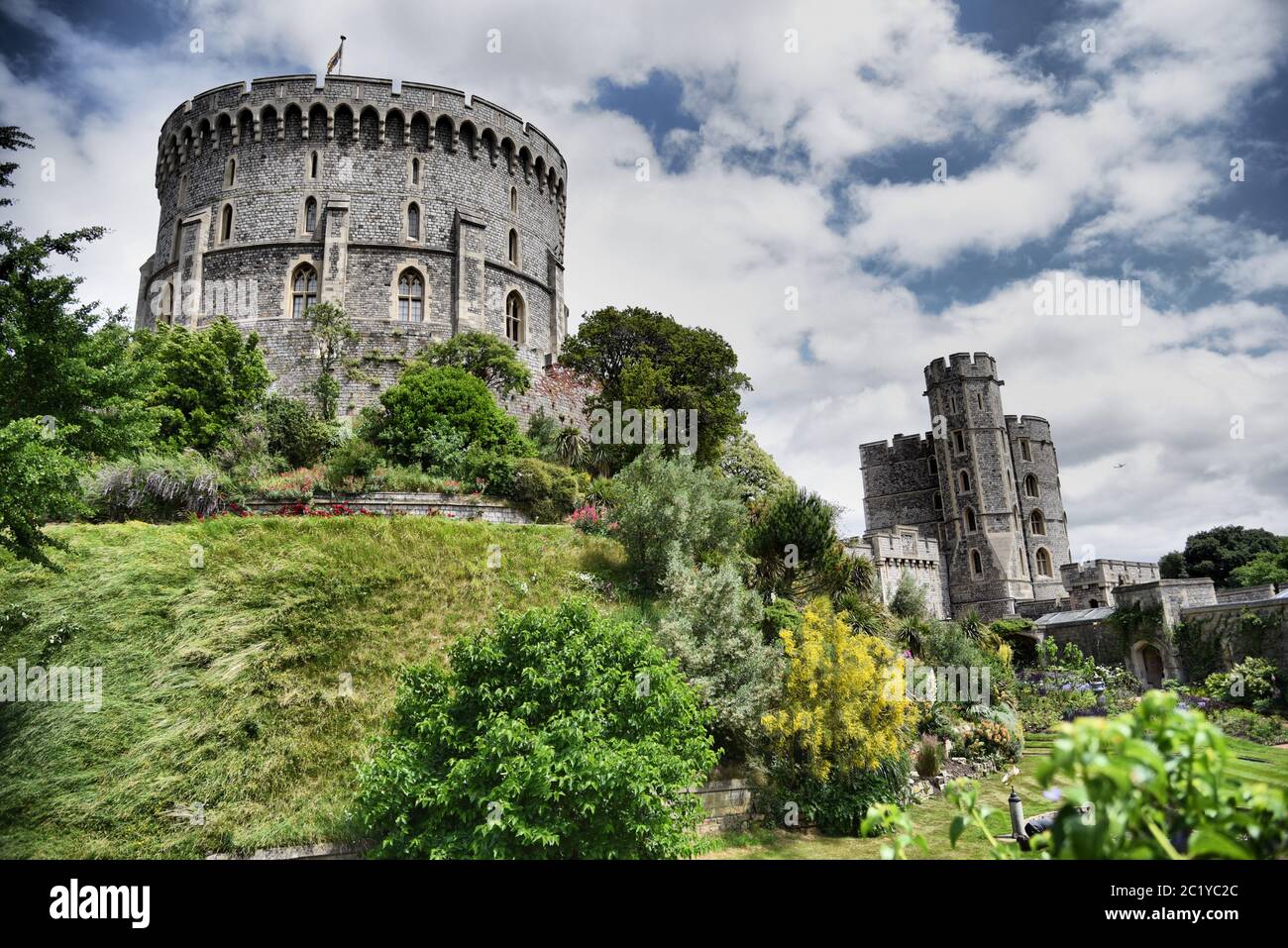 Windsor Castle Landschaft Stockfoto