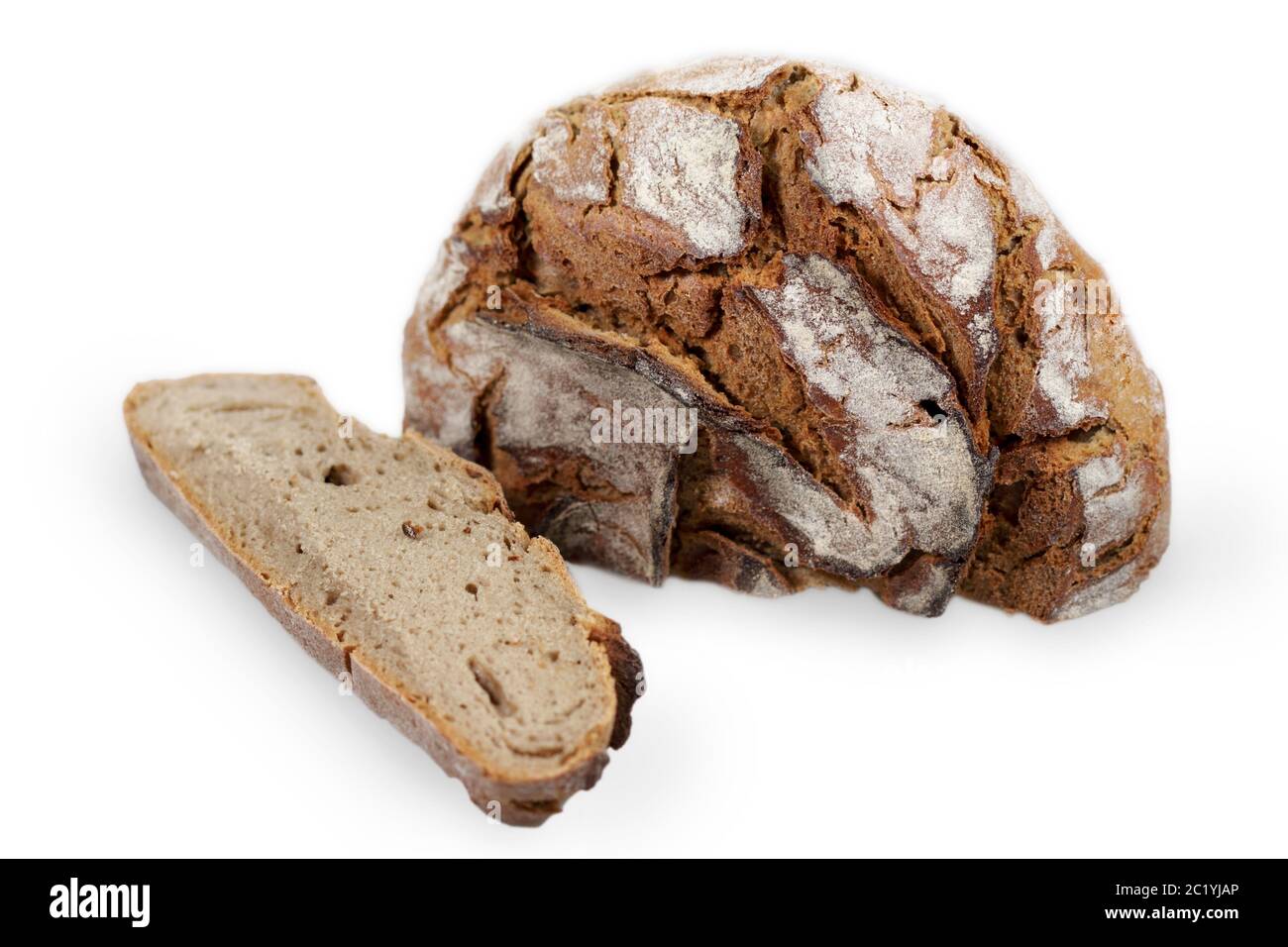 Brot in Scheiben geschnitten Stockfoto
