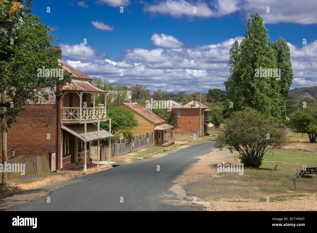 Northeys Lebensmittelgeschäft Clarke Street Stadtzentrum Hill End NSW Australien. Stockfoto