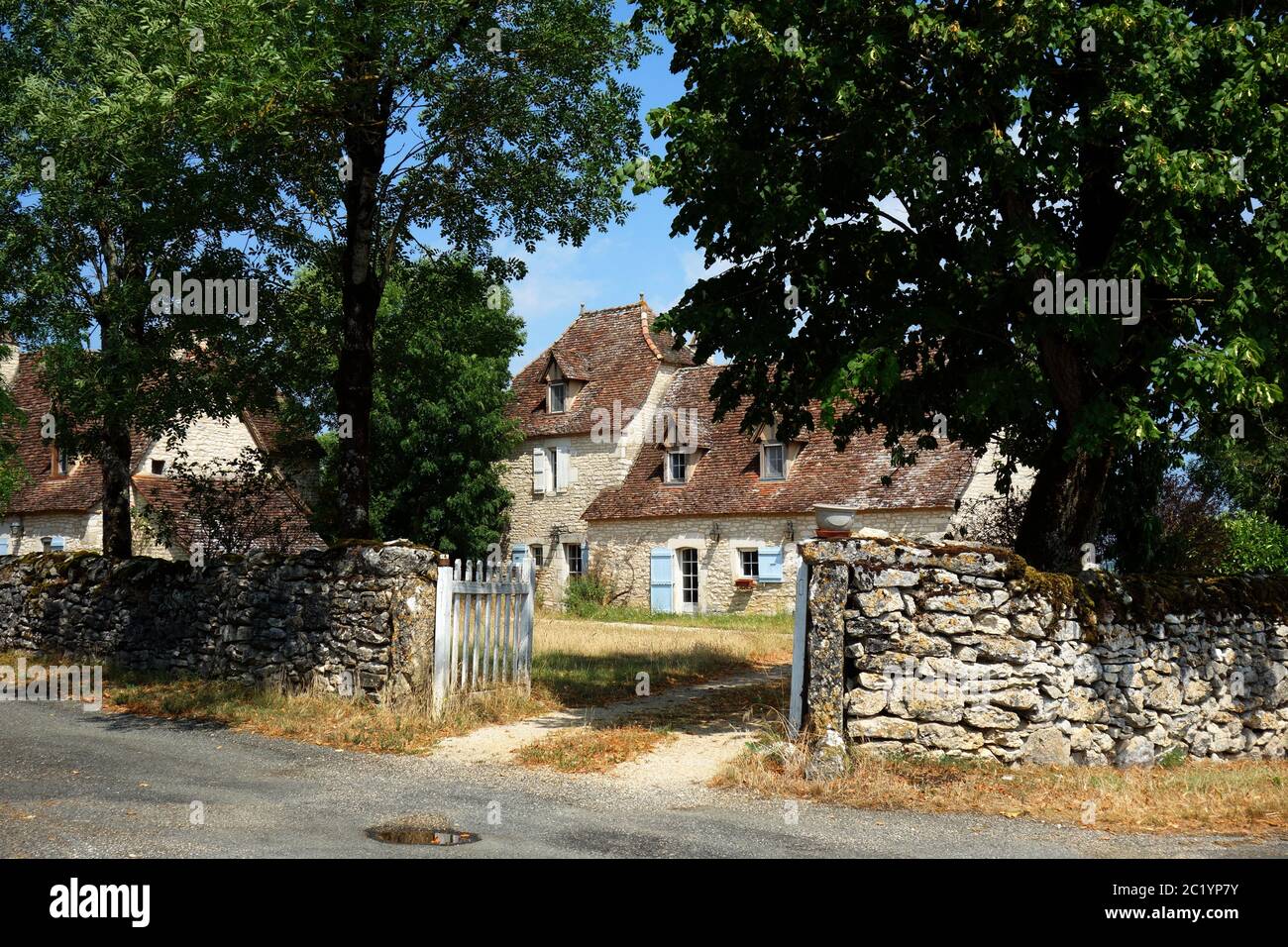 Landhaus in frankreich Stockfoto