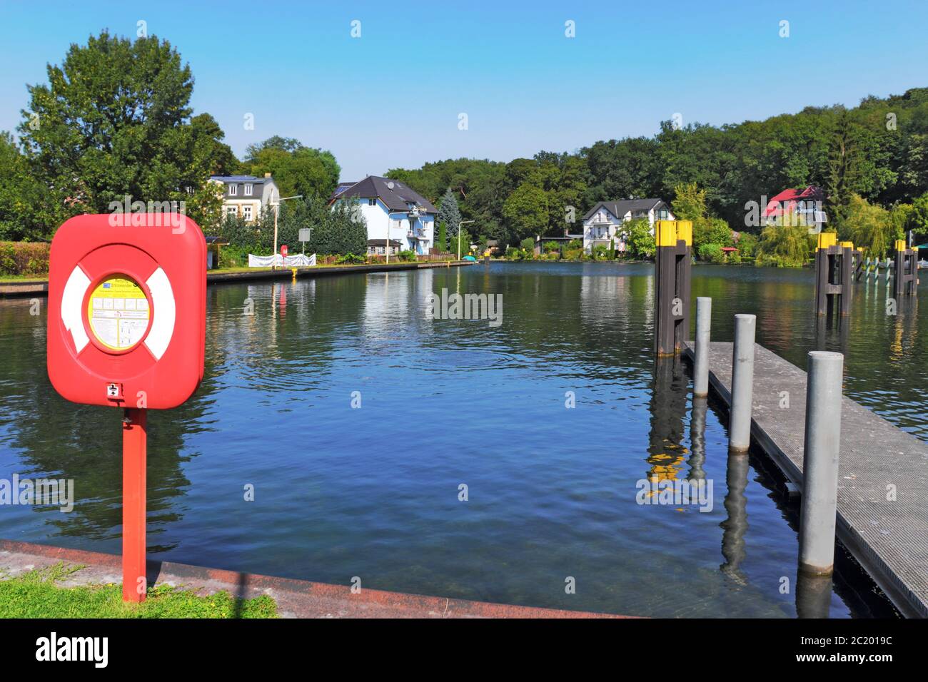 Woltersdorfer sperren Stockfoto