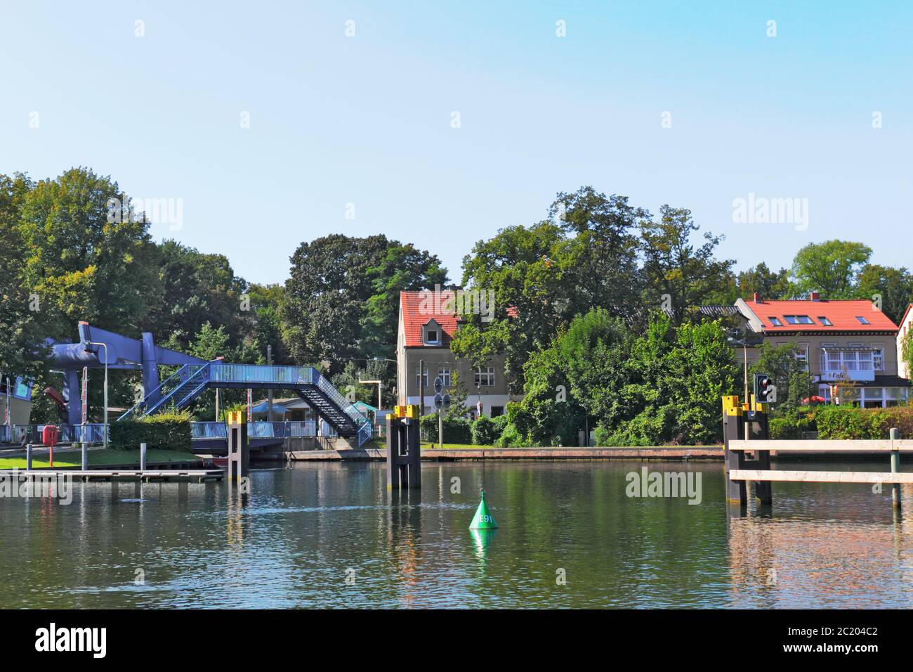Woltersdorfer sperren Stockfoto