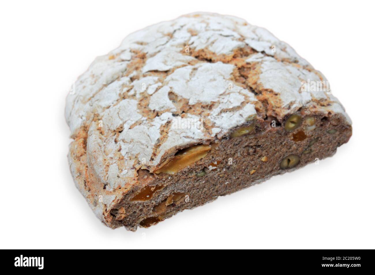 Fruchtnussbrot Stockfoto